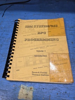 1967 IBM System 360 RPG книга по программированию том 1 введение - Изображение 1 из 4