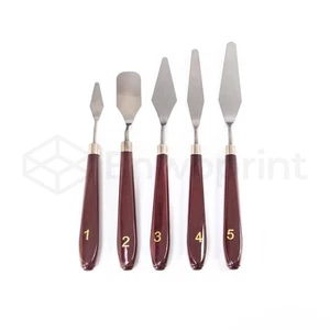 Spachtel Set 5x Modellierwerkzeug Edelstahlklingen 3D-Druck Malerei Modellbau - Bild 1 von 2