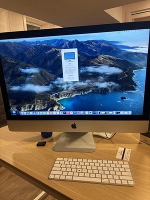 Apple iMac 27" 32 GB RAM Radeon Pro 580 Retina 5K mediados de 2017 3,8 GHz Core I5 Foto 1 de 4