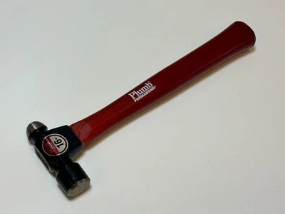 Plumb Tools US A 16 oz Ball Peen Hammer con mango de permabondo, nuevo stock antiguo (NOS) Foto 1 de 4