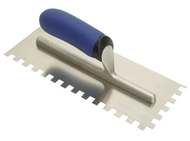 VITREX 11" Stainless Steel 10mm Square Notch/Notched Adhesive Tile Trowel,102909 - Image 1 of 1