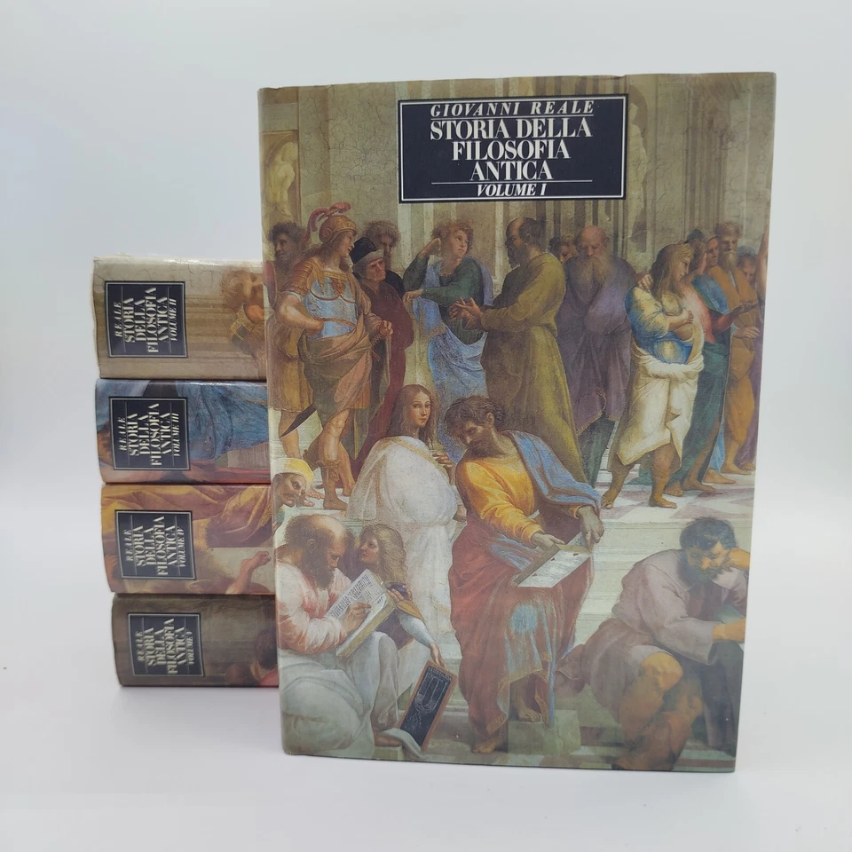 Giovanni Reale - Storia della filosofia antica Vita e Pensiero 5 VOLUMI COMPLETA - Immagine 1 di 4