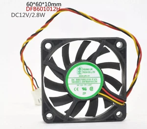 1 Stück Young Lin DFB601012H DC12V 2,8W 6CM 3-Draht Lüfter - Bild 1 von 1