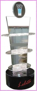 LOLITA PARTY SHOTS DISPLAY ✪NEW✪ SHOT GLASS RETAIL ACRYLIC SPINNER RARE SHOOTER - Picture 1 of 17