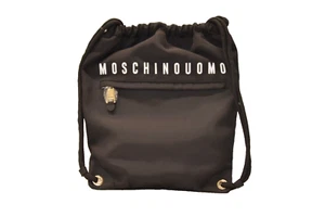 NWT Moschino Black Backpack Unisex - Picture 1 of 3