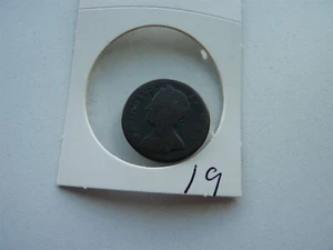 GREAT BRITAIN VINTAGE COIN 1746 Farthing, George II, FULL DATE NO19 - Picture 1 of 5