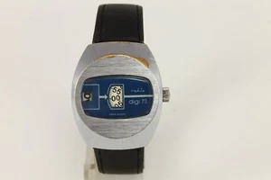 Vintage German Ruhla Digital Digi 73 Wrist Watch Date 1970's - Picture 1 of 8