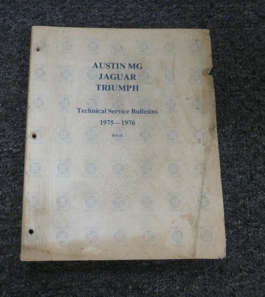 1975-1976 Jaguar XJ6 & XJ12 Sedan Technical Service Bulletins Manual - Image 1 of 1