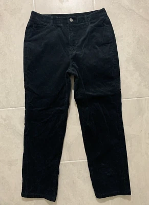 Pantalones de pana negros para mujer 10P APPLESEEDS Petites A22440 (30x28) Foto 1 de 4