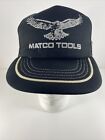 Vintage Matco Tools Trucker Mesh Snapback Hat B&B Made In Usa Eagle Black