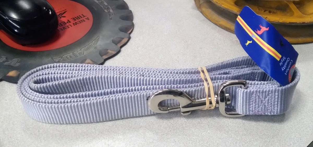 Hamilton Hundeleine 1 Zoll X 1,8 M - Nylon, Graphit, Mit Swivel Snap & Handschlaufe