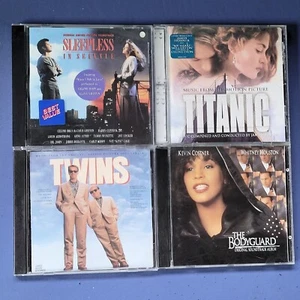 Classic Movie Music Bundle Cds (Sleepless in Seattle,Twins,Titanic,Bodyguard - Bild 1 von 2