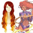 New Starfire Cosplay Wig Women Long Wavy Wave Curly Wigs