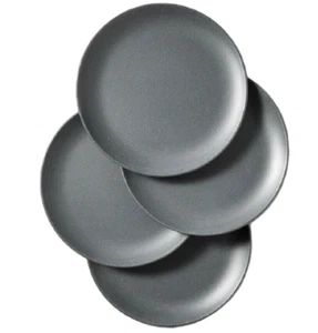 Paquete de 4 platos de cena Hearth & Hand with Magnolia gris moteado de 11 - Imagen 1 de 3