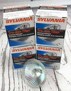 Sylvania Tru-Aim Titan Halogen Bulb 35MR16/T/WFL/60/C 12V 35W Lot of 4