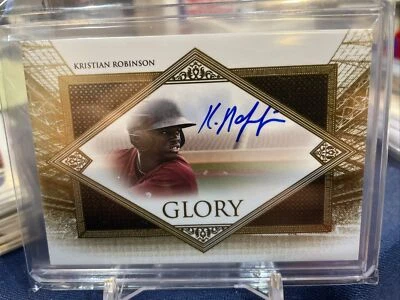 2020 Futera Unique Baseball Kristian Robinson Glory Auto /4 SSP! Diamondbacks - Image 1 of 4