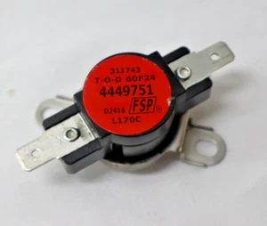 OEM KitchenAid Wand Backofen Bereich High-Limit Thermostat WP4449751 KOED530PSS - Bild 1 von 4