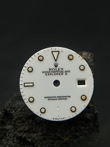 #754 ORIGINAL ROLEX OYSTER PERPETUAL EXPLORER 2 16570 16550 ZIFFERBLATT DIAL - Picture 1 of 4
