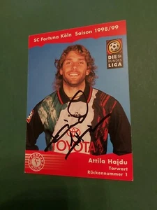 Fortuna Köln , A. Hajdu ,Autogrammkarte, Fussball - Picture 1 of 2