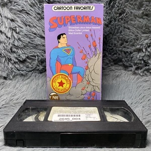 Cartoon Favorites Superman VHS Showdown Billion Dollar Limited Mad Scientist - Picture 1 of 8