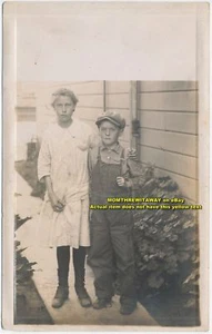PC RP RPPC Gilmore Girl Dirty Dress Boy Overalls Cap - Picture 1 of 2