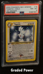 Neo Genesis 1st Edition Togetic PSA 8 HOLO (7601) 16/111 Pokémon  - Bild 1 von 1