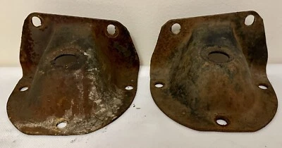 1972-1974 AMC AMX Javelin Front Upper Shock Tower Mounting Brackets Lt & Rt OEM - Image 1 of 4