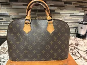 Bolso de Mano Louis Vuitton Monograma Alma Cuero Lona Marrón FL0062 - Imagen 1 de 13