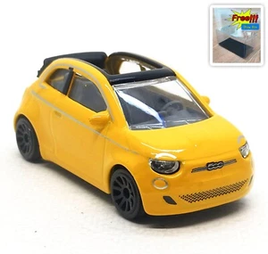 Majorette Fiat 500 icon Cabriolet Yellow - Wheel 5UB 1:55 (3") no Package - Picture 1 of 8