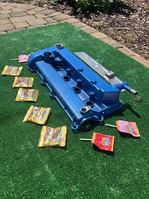 Крышка клапана Mazdaspeed 3 поколение 1 Mazdaspeed 6 Mazda CX7 синяя - Изображение 1 из 4