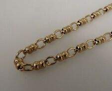Neugablonz Design Halskette ungewöhnliche Form vergoldet  (79401)