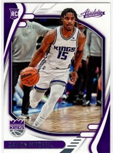 2021-22 Panini Chronicles Absolute Davion Mitchell Nº 210 Sacramento Kings - Imagen 1 de 2