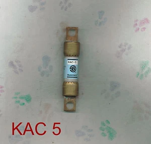 TRON KAC5 SICHERUNG KAC 5 BUSSMAN 600 VOLT 5 AMP (NEU IM KARTON) - Bild 1 von 2