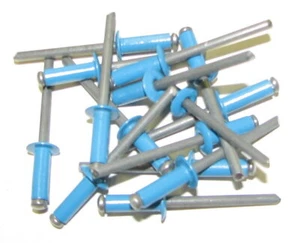 Pepsi Blue Small Head 3/16 Pop Rivets 250 Count Box Premium Race Rivets IMCA - Bild 1 von 1