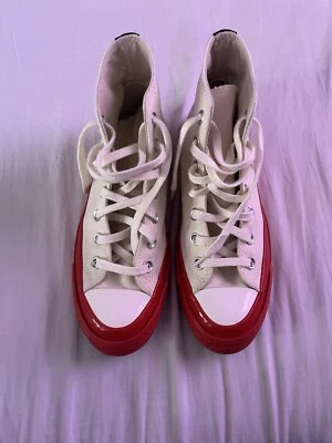 Mandril suela roja Converse X CDG 70 alto M4.5 W6.5 género: unisex Foto 1 de 4