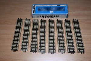 Marklin 5106 HO M Track Metal - Partial Box of 8 Pieces - Picture 1 of 7