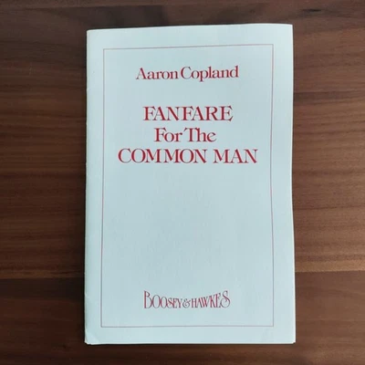 Vintage Aaron Copland Music Sheet/Booklet - Fanfare for The Common Man - Image 1 of 4