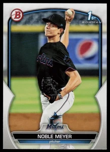 2023 BOWMAN DRAFT NOBLE MEYER RC MIAMI MARLINS #BD-6 1ST BOWMAN - Picture 1 of 2