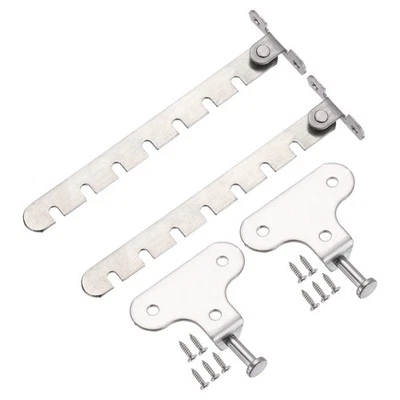 Window Restrictor Latch with 7 Slots Pack of 2 Small Hole Limiter,Silver Foto 1 de 4