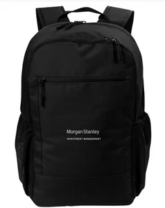 Neu mit Etikett 100 % authentisch Morgan Stanley Investment Management Finanzen Rucksack schwarz - Bild 1 von 4