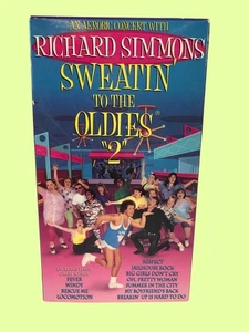 Richard Simmons Sweatin To The Oldies 2 VHS Aerobic Workout - Picture 1 of 8