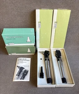 Vintage Welch Allyn Pocket Otoscope Ophthalmoskop Bausatz Modell 211 &111 mit 285 Kegeln - Bild 1 von 24