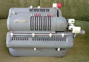 Walther Vintage Rechenmaschine WSR 160 Top! 1950er Jahre Nostalgie - Afbeelding 1 van 4