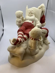 DEPT 56 Snowbabies Santa Needs Time Out Too Christmas Figur 2004 10”L 7” T - Bild 1 von 7