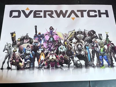 Póster de videojuego Overwatch 36x24 Blizzard Entertainment personajes arte de pared Foto 1 de 4