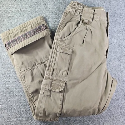 Мужские туристические штаны Cabelas 32x28 с фланелевой подкладкой рабочая одежда серые - Изображение 1 из 4