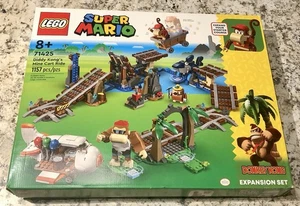 LEGO Super Mario: Diddy Kong's Mine Cart Ride Erweiterungsset (71425) Ungeöffnet Neu - Bild 1 von 5