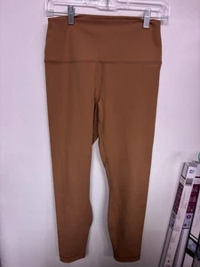 90 Degree By Reflex Women’s Size L Coffee Colored Outdoor Leggings - Picture 1 of 2