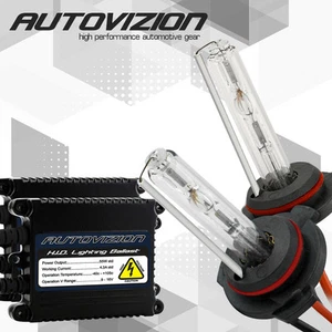 35W/55W 9006 HID Xenon Headlight & Fog Light Bulbs Conversion Kit Slim Ballast - Picture 1 of 12