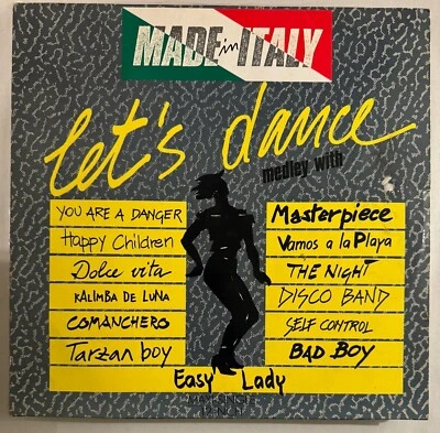 MADE IN ITALY – LET'S DANCE MEDLEY - VINYL LP BLACK ARIOLA LC0116 - VG+ - A18 - Image 1 of 2